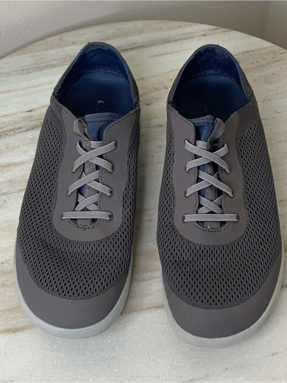 OluKai shoes boat Men's 11.5 “Moku Pae” Grey ocean shoe